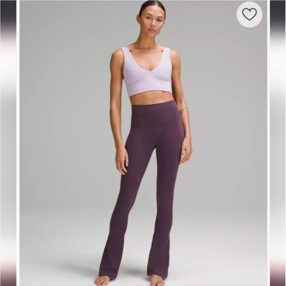 Lululemon W5FCHS Align High-Rise Mini-Flared Pant 28" plum purple - Picture 1 of 9